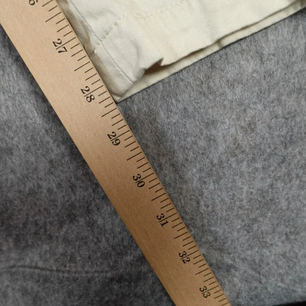 J.‎ Jill Pants Womens 14 Petite Chino Light Yellow Wide Leg Cotton High Rise